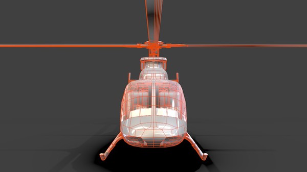 3d obj bell 407 ts aircraft - Bell 407 TS Helicopter by TotexArtz